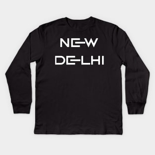 New Delhi Kids Long Sleeve T-Shirt